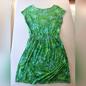 Green Floral Women's Dress